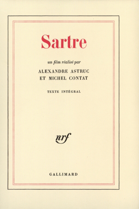 Книга Sartre 