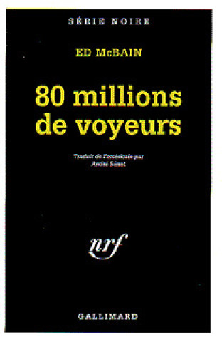 Kniha 80 MILLIONS DE VOYEURS MCBAIN