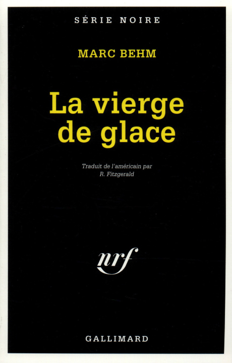 Βιβλίο LA VIERGE DE GLACE BEHM
