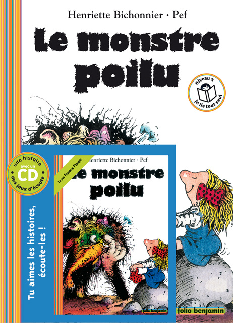 Kniha LE MONSTRE POILU (LIVR-CD) BICHONNIER