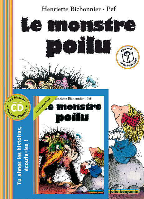 Libro LE MONSTRE POILU (LIVR-CD) BICHONNIER