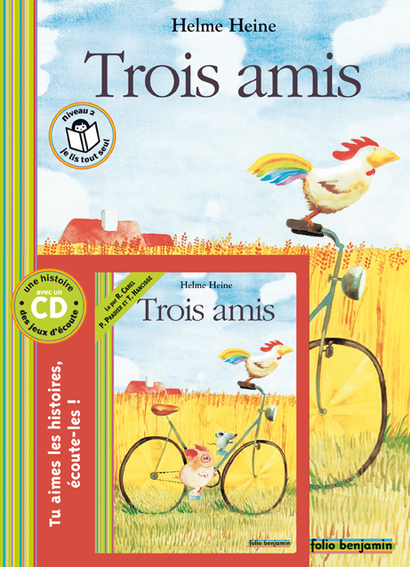 Kniha TROIS AMIS LIV-CD HEINE