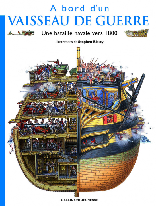 Livro À bord d'un vaisseau de guerre Biesty