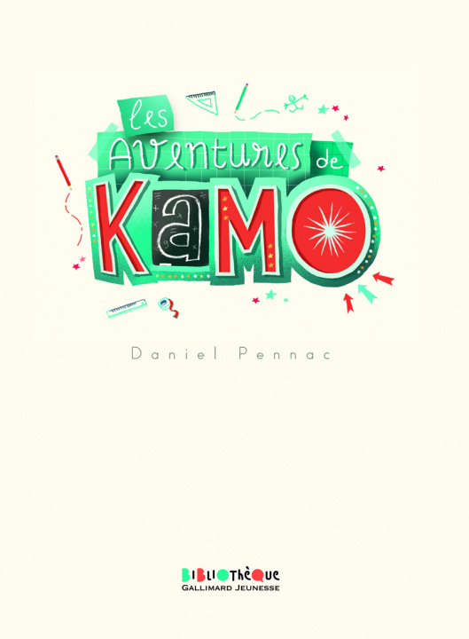 Carte Les aventures de Kamo Pennac