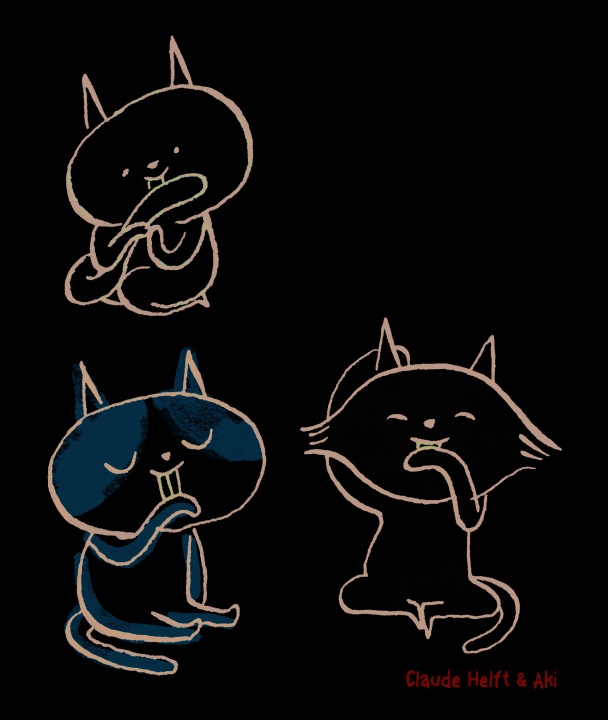 Boek Trois petits chats Helft
