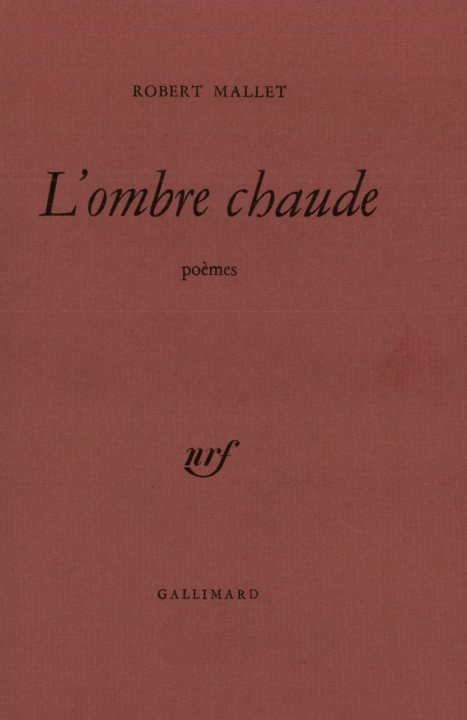 Knjiga L'ombre chaude Mallet