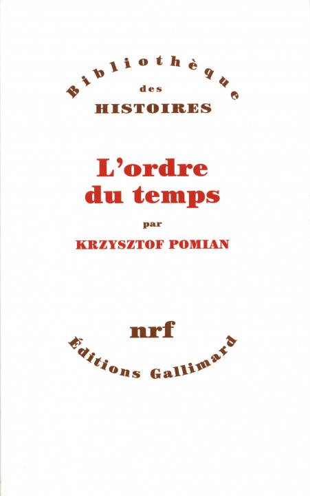 Buch L'ordre du temps Pomian