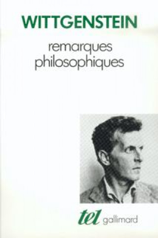 Kniha Remarques philosophiques Wittgenstein