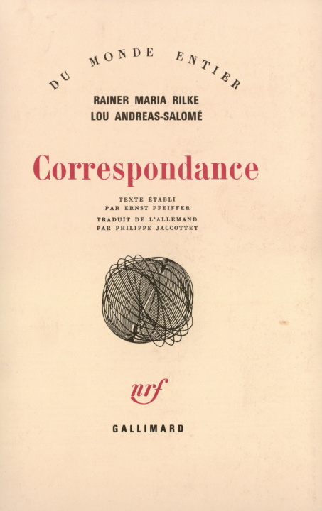 Libro Correspondance Andreas-Salomé