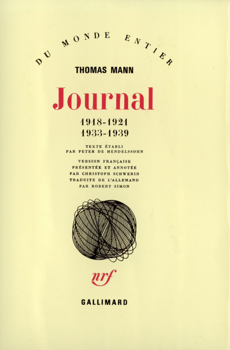 Knjiga Journal Mann