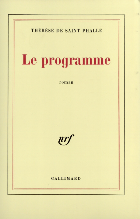 Knjiga Le Programme Saint Phalle