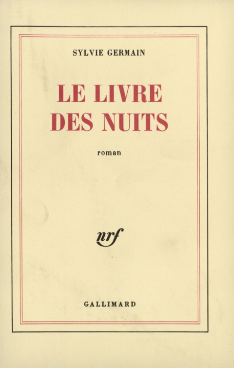 Kniha Le Livre des Nuits Germain