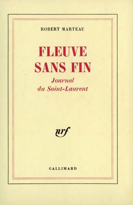 Knjiga Fleuve sans fin Marteau