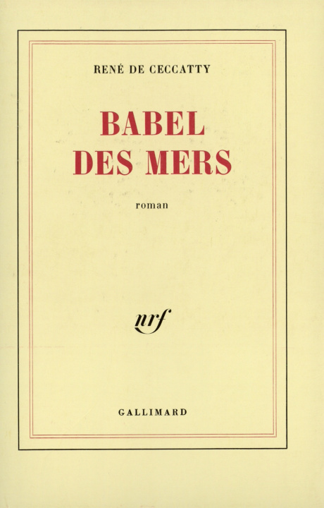 Buch Babel des mers Ceccatty
