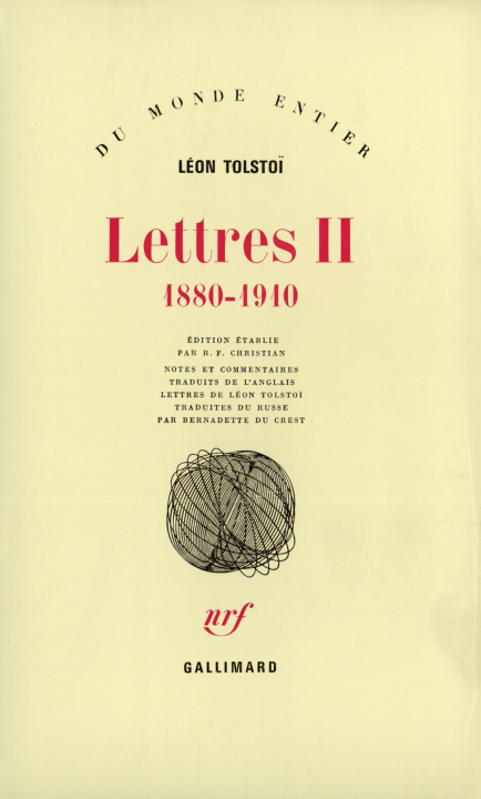 Knjiga Lettres Tolstoï