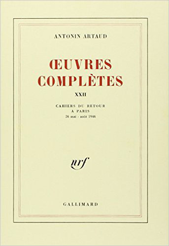 Βιβλίο Œuvres complètes Artaud