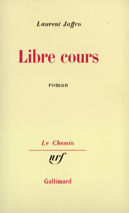 Knjiga Libre cours Jaffro