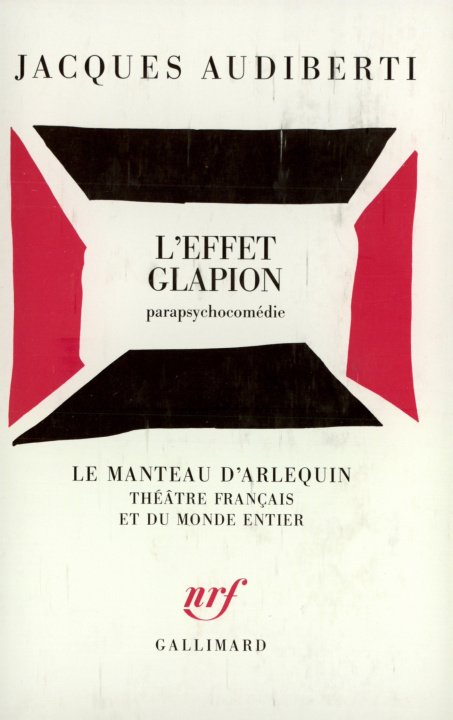 Boek L'effet Glapion Audiberti