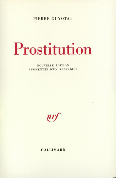 Book Prostitution Guyotat