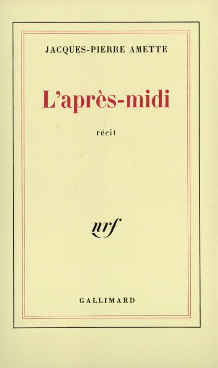 Knjiga L'après-midi Amette