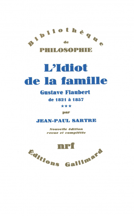 Knjiga L'Idiot de la famille Sartre