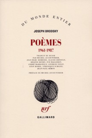 Book Poèmes Brodskij