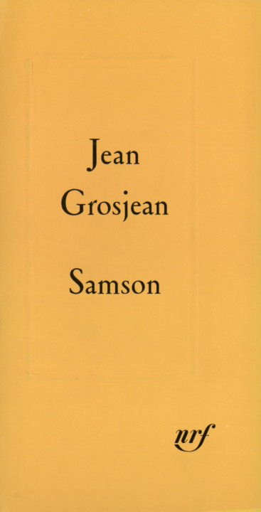 Knjiga Samson Grosjean