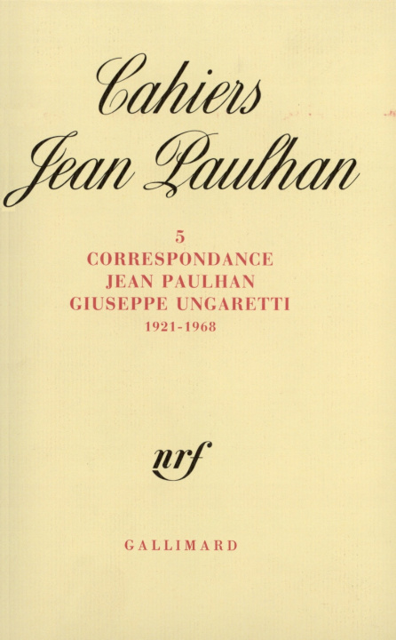 Book Correspondance Paulhan