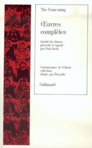 Knjiga Œuvres complètes Tao Yuan-ming