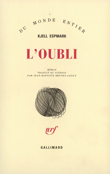 Book L'Oubli Espmark