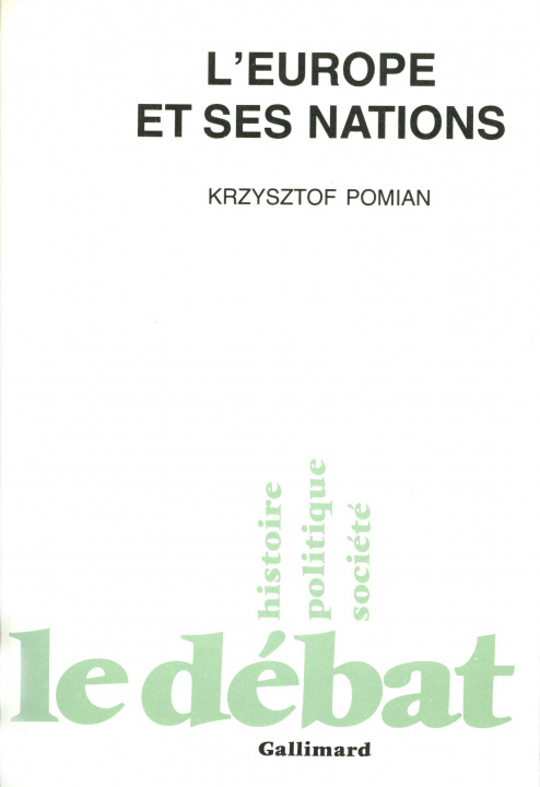 Kniha L'Europe et ses nations Pomian