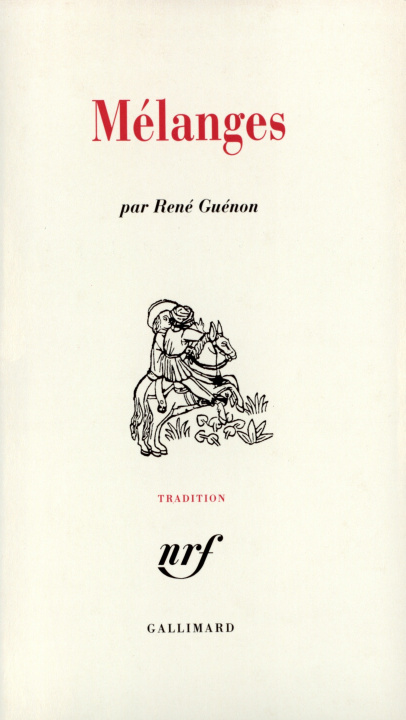 Knjiga Mélanges Guénon