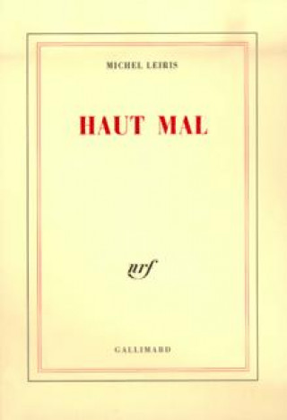 Kniha Haut Mal Leiris