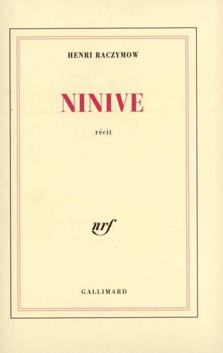 Knjiga Ninive Raczymow