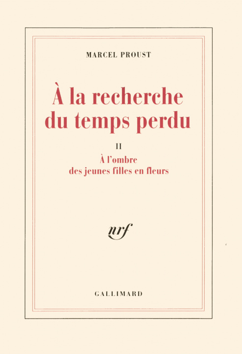 Kniha À l'ombre des jeunes filles en fleurs Proust