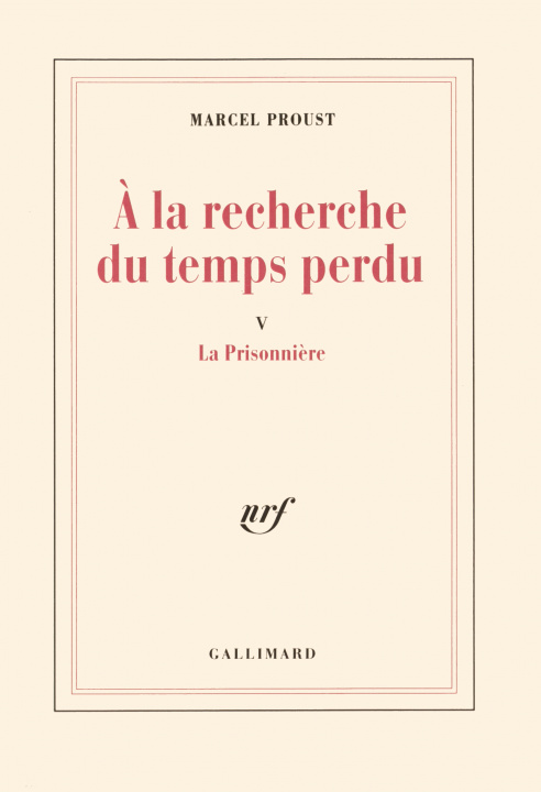 Könyv La Prisonnière Proust