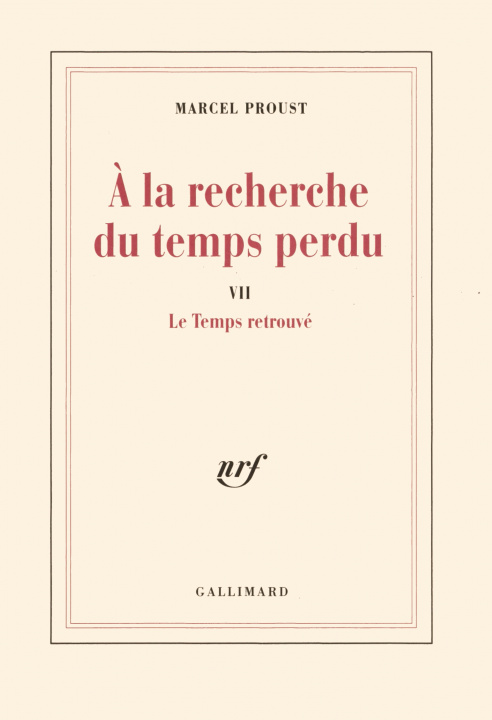 Kniha Le Temps retrouvé Proust