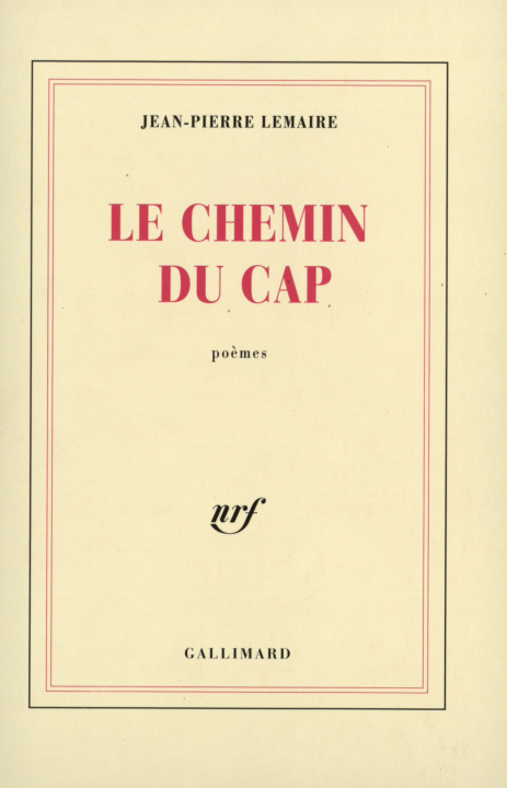 Knjiga Le chemin du Cap Lemaire