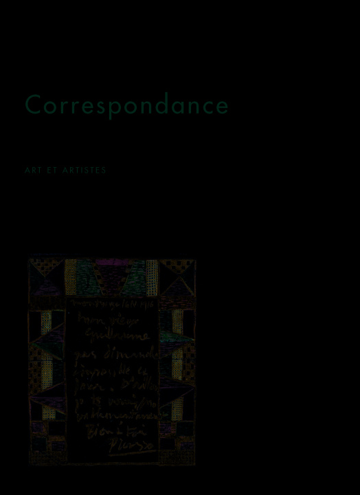Buch Correspondance Apollinaire