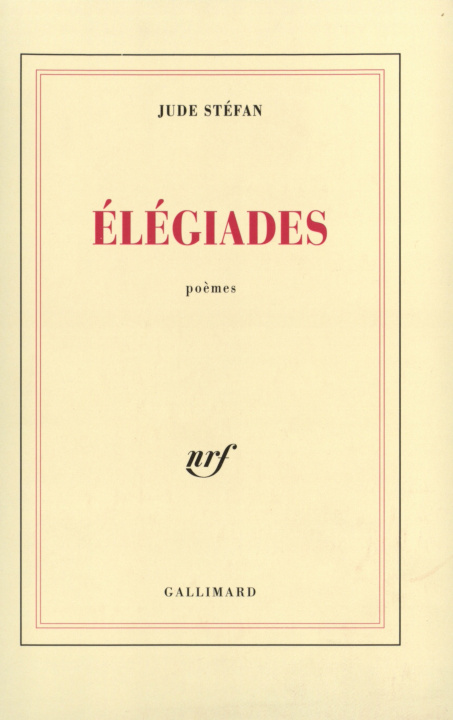 Knjiga Elégiades / Deux méditations Stéfan
