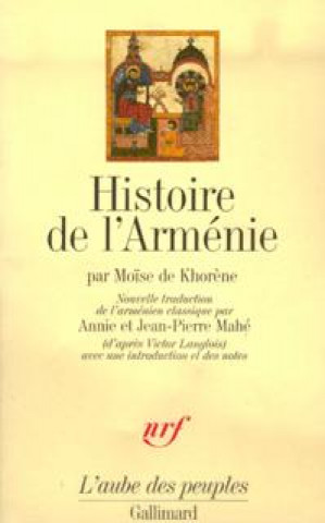 Kniha Histoire de l'Arménie Moïse de Khorène