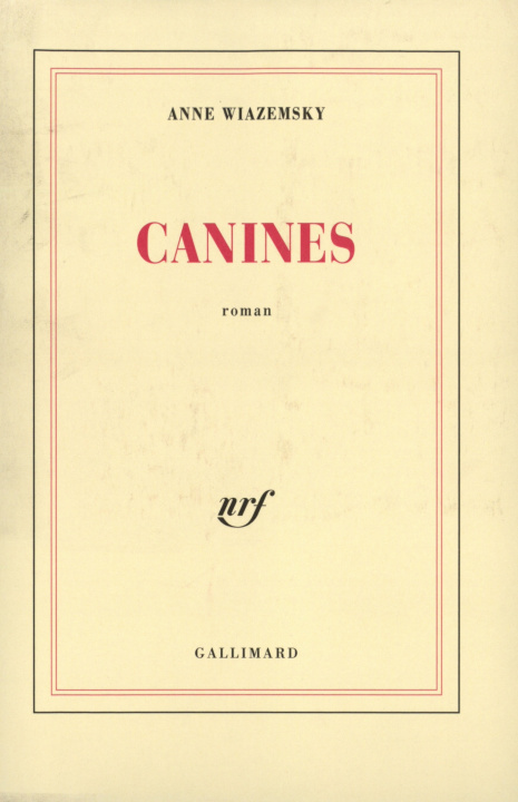 Buch Canines Wiazemsky