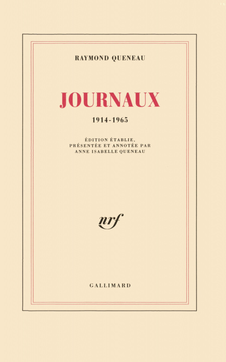 Knjiga Journaux Queneau