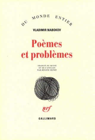 Knjiga Poèmes et problèmes Nabokov