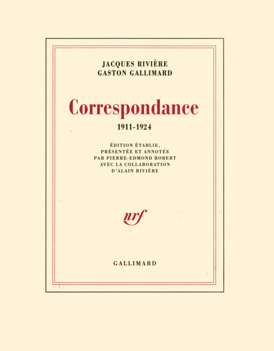 Knjiga Correspondance Rivière