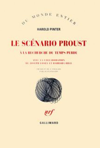 Knjiga Le Scénario Proust Pinter