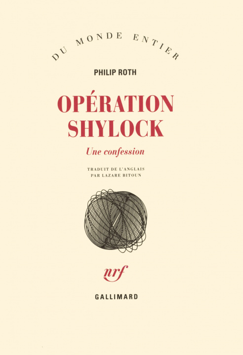 Book Opération Shylock Roth