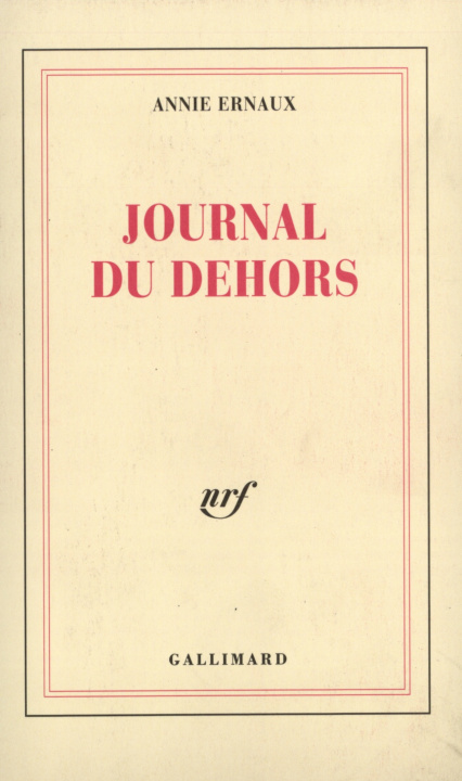 Könyv Journal du dehors Ernaux