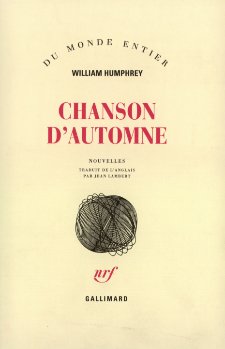 Book Chanson d'automne Humphrey