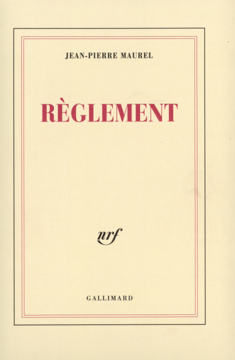Boek Règlement Maurel